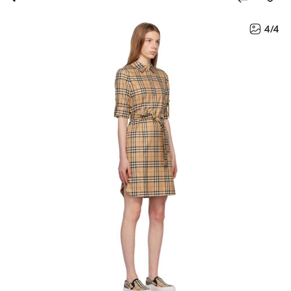 Burberry Nova Check Long Sleeve Shirt Dress - DESIGNER ALERT ‼️ 🔔